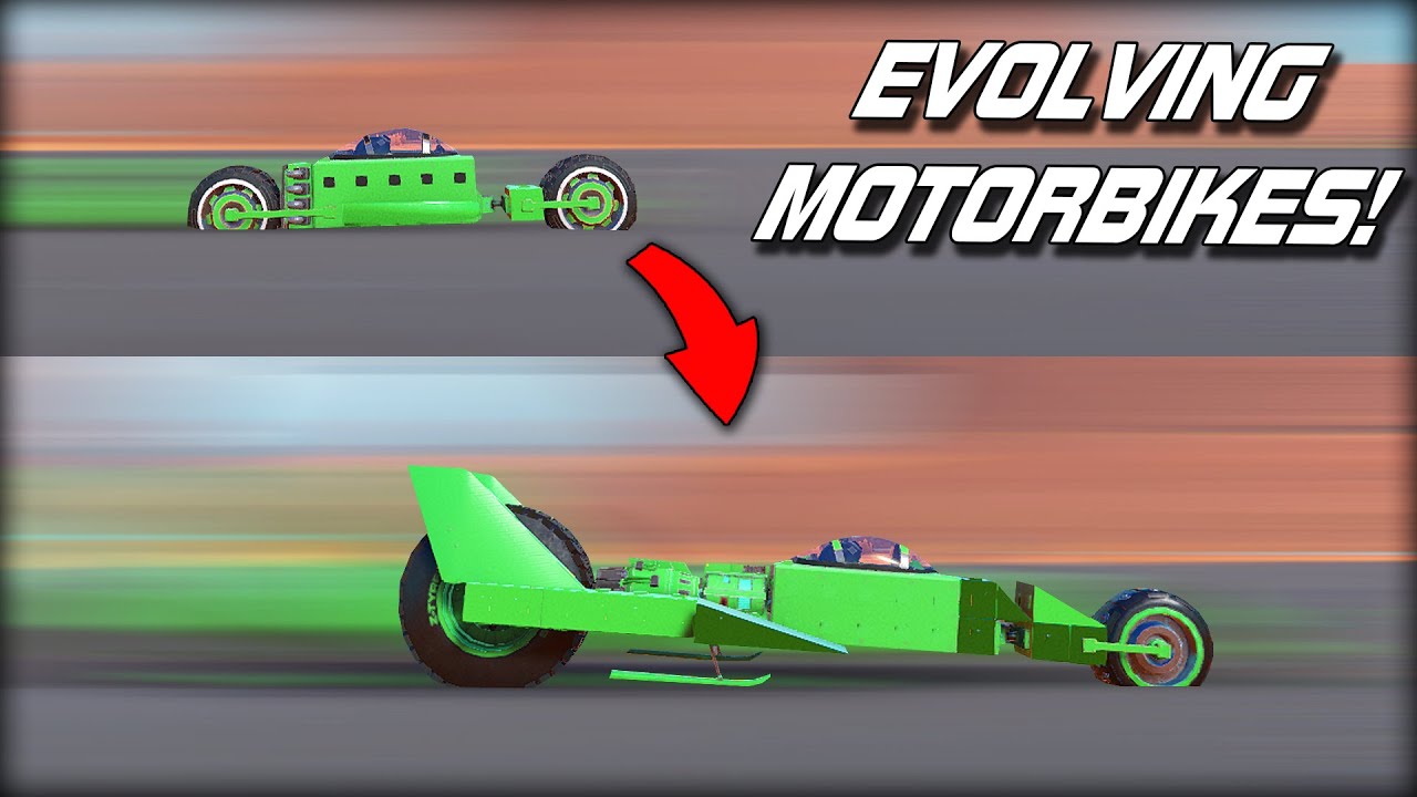 Evolving the Best MOTORBIKE by Survival of the Fittest! (Trailmakers Gameplay)