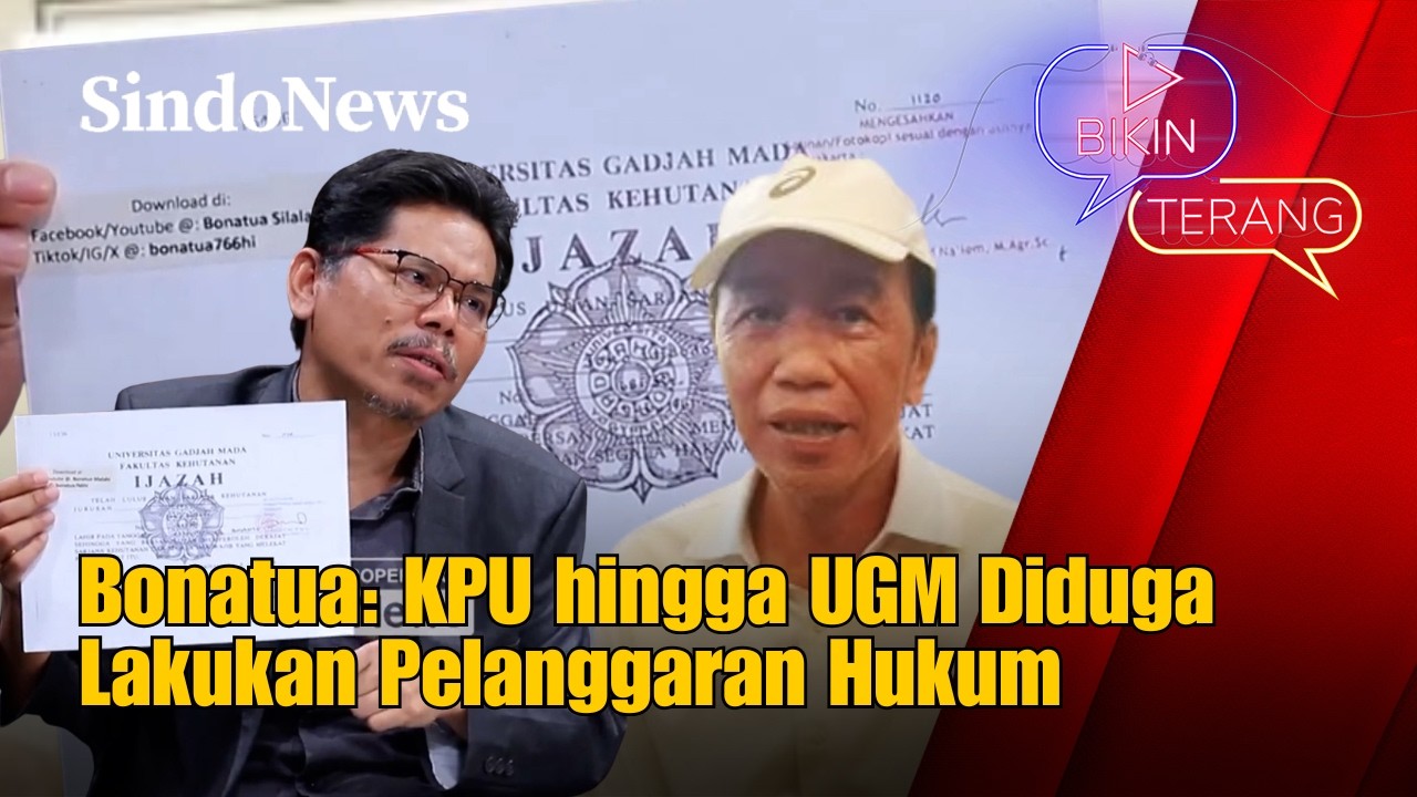 Terbongkar 5 Salinan Ijazah Jokowi, Bonatua: KPU hingga UGM Diduga Lakukan Pelanggaran Hukum