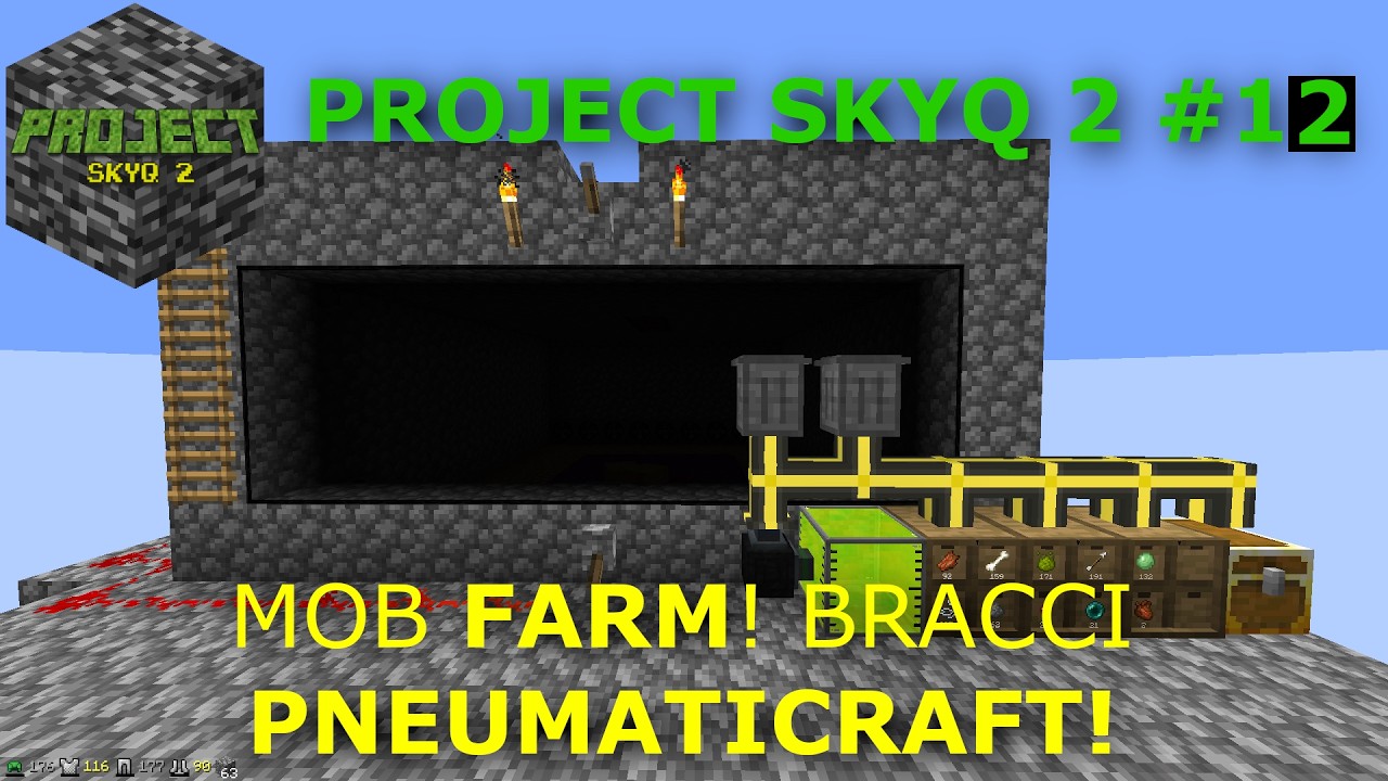 I bracci PNEUMATICI! La REFINED! Nuova MOB FARM! - SkynetCraft #11