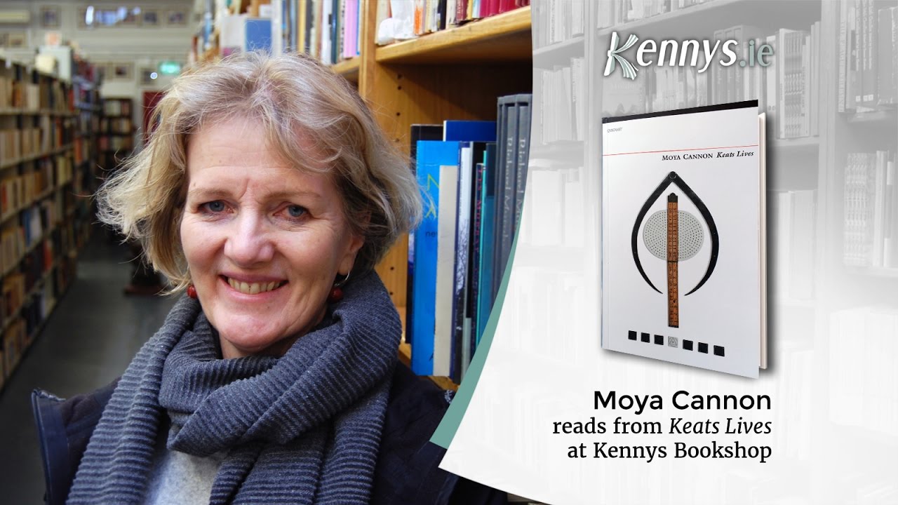 Moya Cannon reads from 'Keats Lives' at Kennys Bookshop, 2017