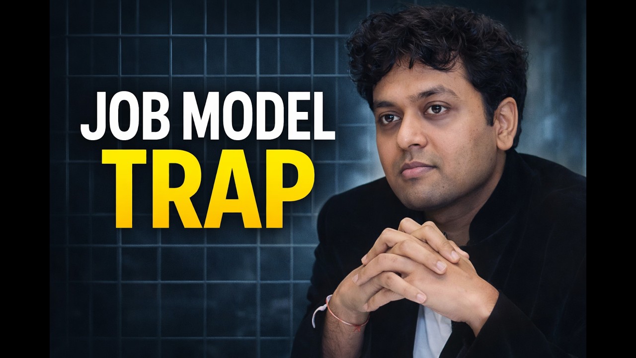 The Job Model Is a Trap, And You Were Never Told. Why? || Dr. Ankit Shah Explains