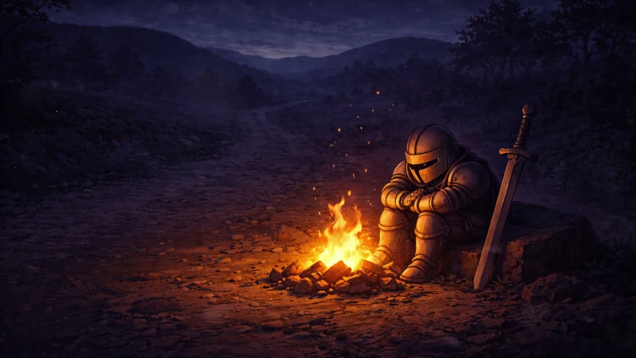 Resting by the Campfire on the Old Road...
