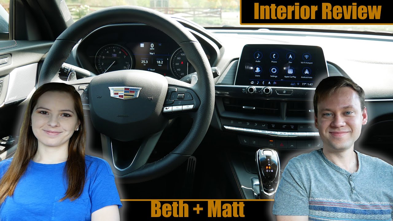 2020 Cadillac CT4-V Interior Review (Beth + Matt)