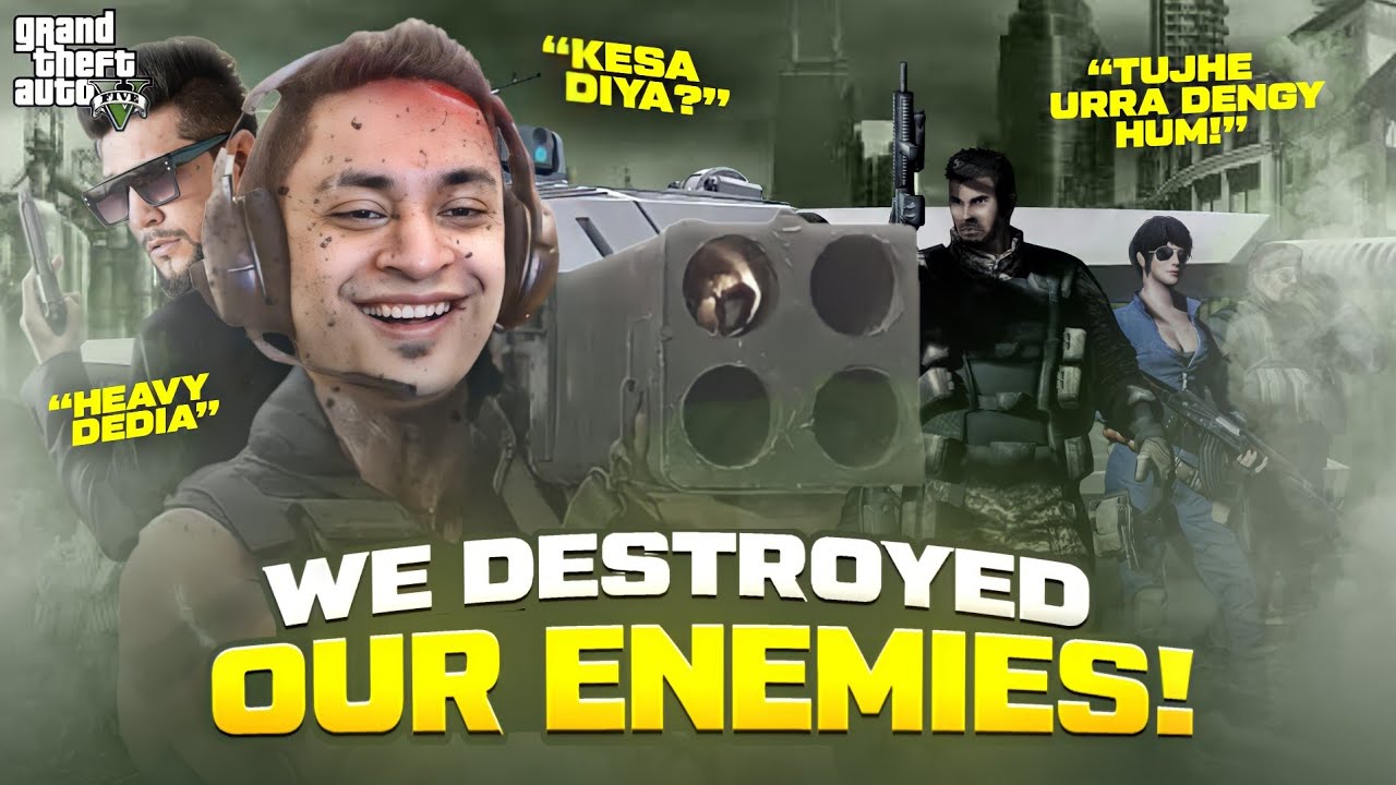 DESTROYING OUR ENEMIES IN STYLE 😎 - GTA 5 GAMEPLAY - MRJAYPLAYS