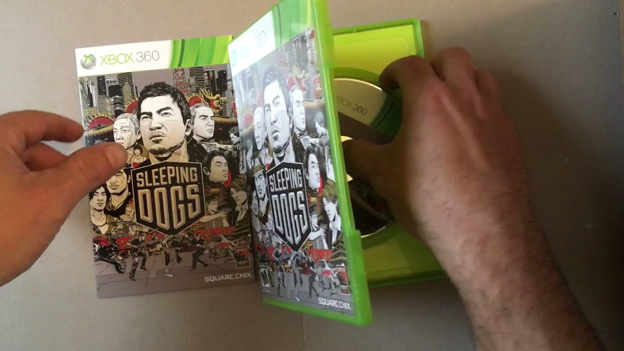 Sleeping Dogs sealed unboxing Xbox 360