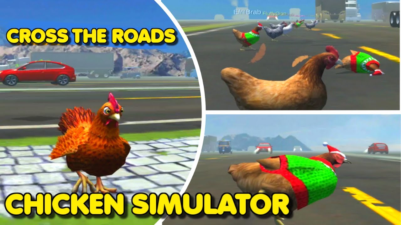 Chicken Simulator: Crossy Road 3d, Rush Hour – 24 Roads Crossed | Gameplay #1 (Android Game)
