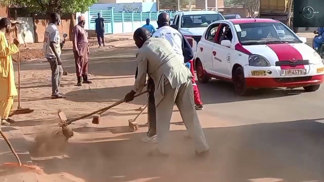 Séance de salubrité à l'arrondissement communal Niamey 2.