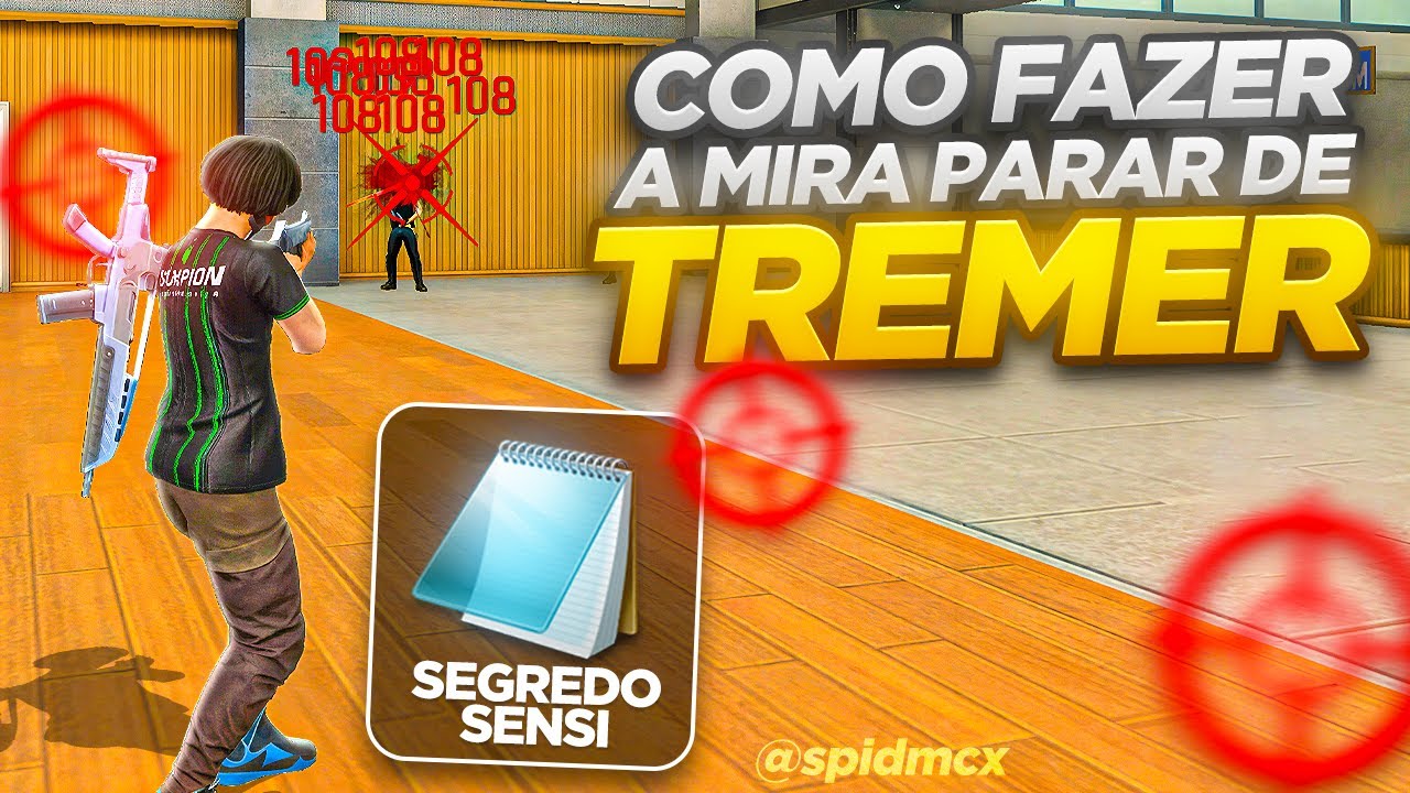COMO FAZER A MIRA TREMER MENOS NO EMULADOR MSI/BLUESTACKS 5 OU 4 🔥✅ FREEFIRE EMULADOR DICAS/TREINO