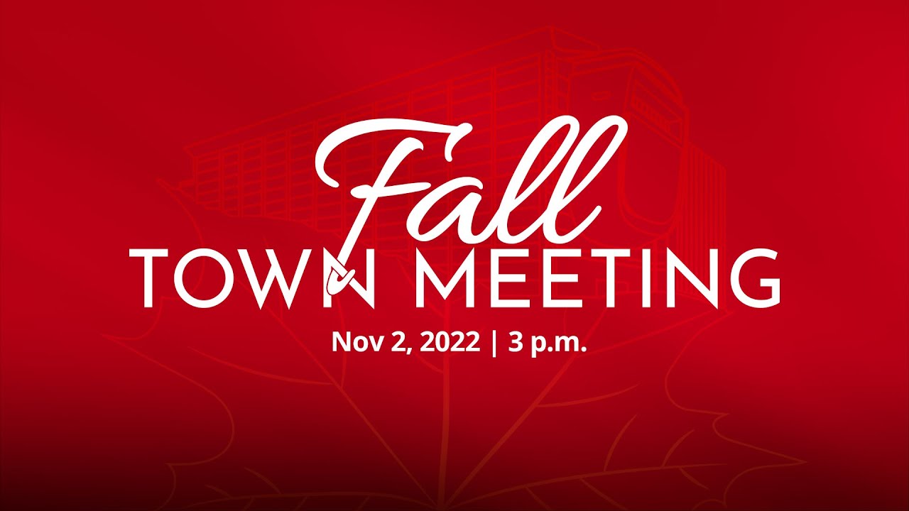 Fall Town Meeting