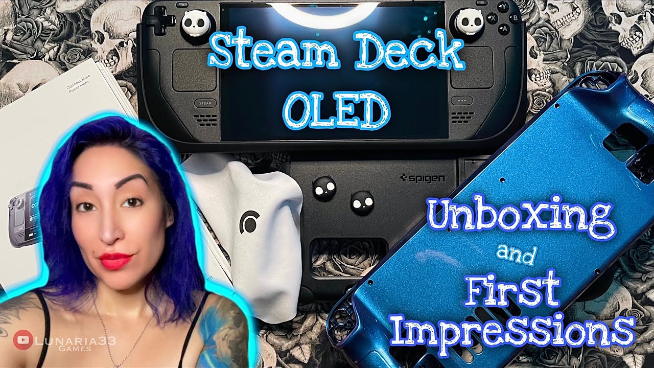 Непринужденная распаковка Steam Deck OLED 1TB | Настройка + аксессуары | Геймплей на PalWorld 🎮