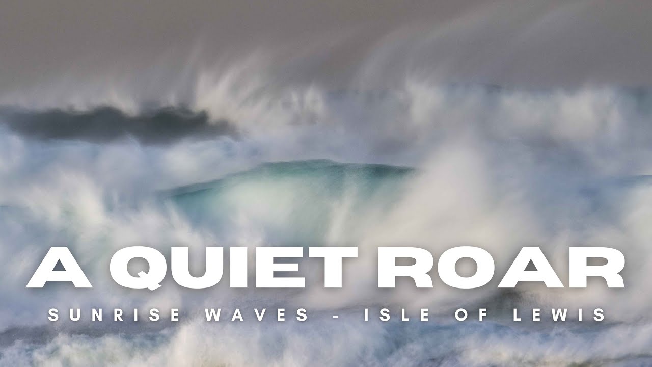 A quiet roar - Sunrise waves, Isle of Lewis