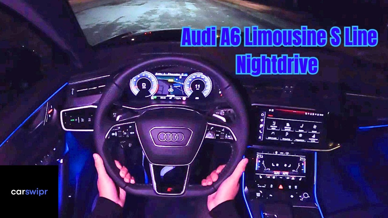 Audi A6 Limousine S Line 2024 | Night Drive POV