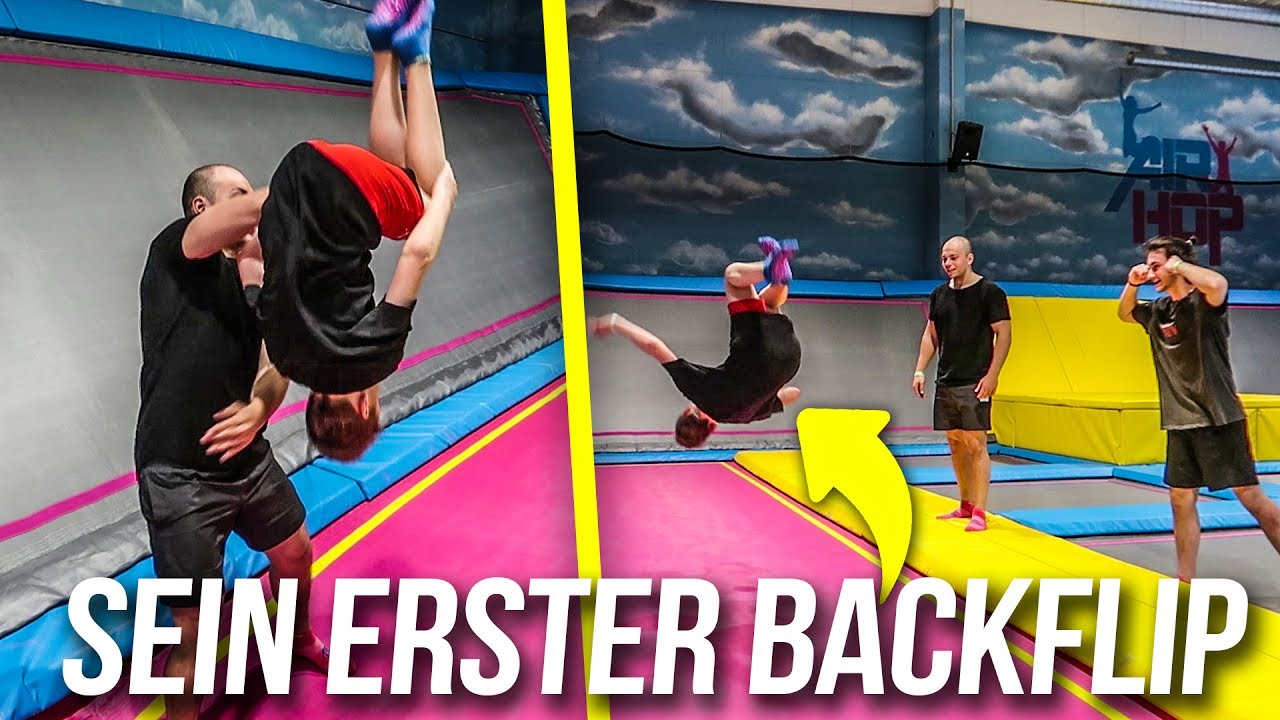 WIR BRINGEN EINEM FAN DEN BACKFLIP BEI!!