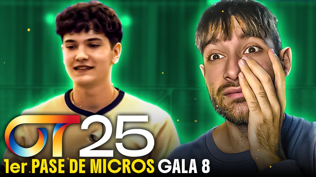 REACCION a CRESPO - Me has invitado a bailar | PRIMER PASE DE MICROS GALA 8 | OT 2025 