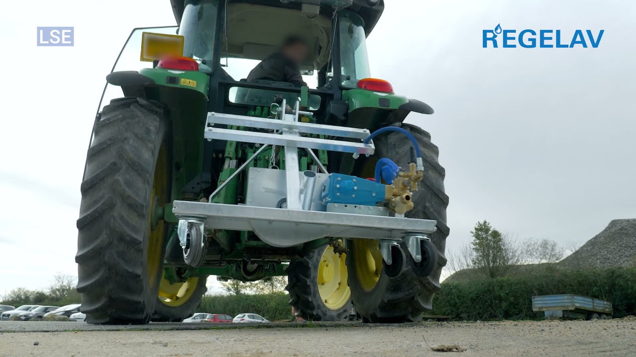 LSE  - PRESENTATION DU NETTOYEUR PRISE DE FORCE TRACTEUR -   REGELAV