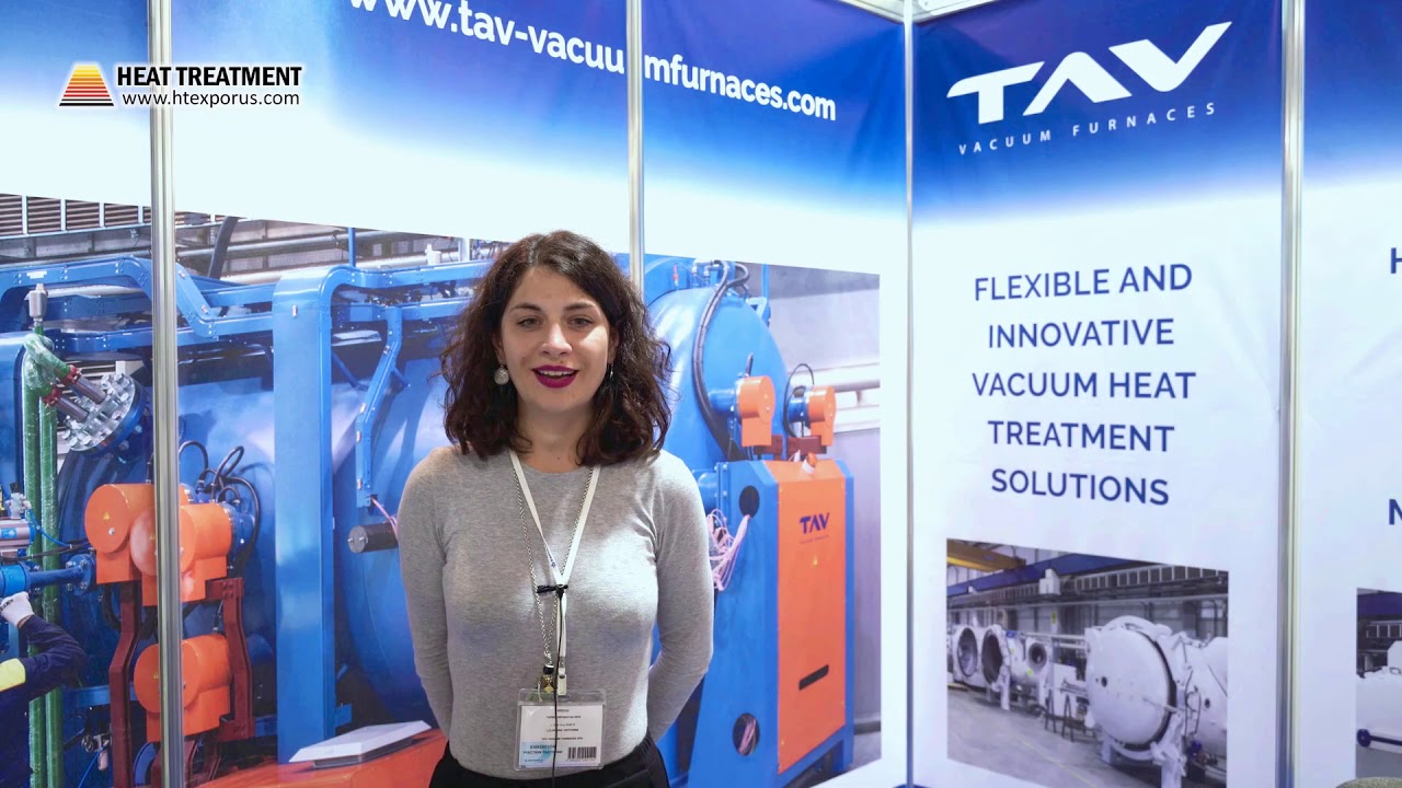 Viktoriia Leukhina (TAV Vacuum Furnaces SPA / Italy) about 13th Heat Treatment - 2019 Exhibition