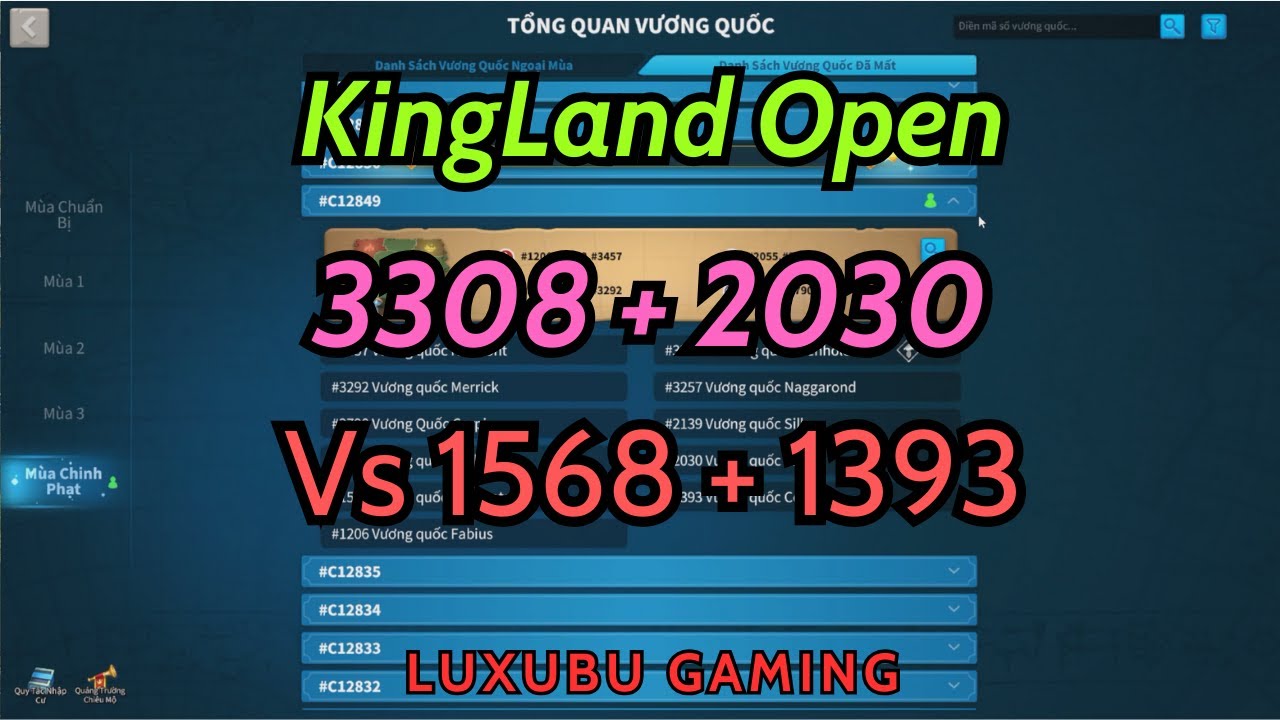 LuxubuGaming Live  - Kingland Open  | 3308 + 2030 vs 1568 + 1393 | Day1
