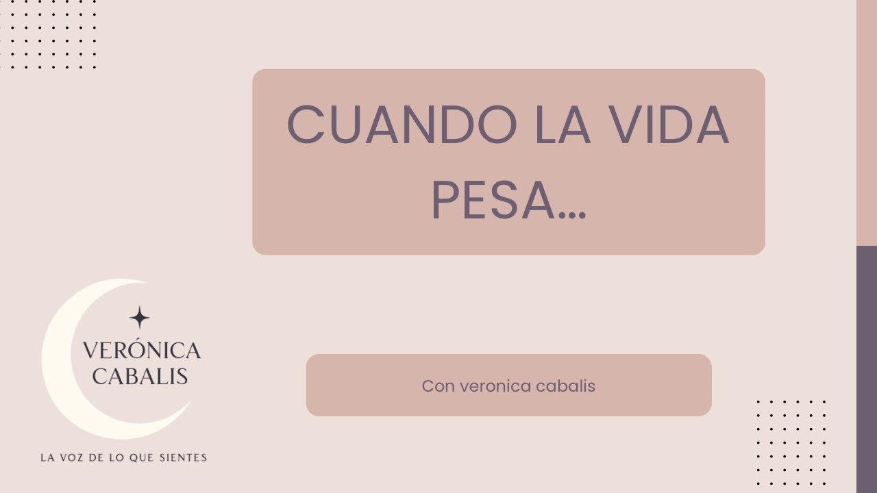 Cuando la vida pesa… y aun así decides seguir