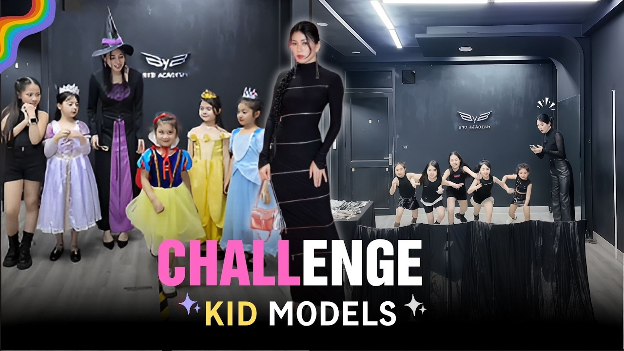 Cute & Fun Kids Model Challenges Compilation | BYB Academy