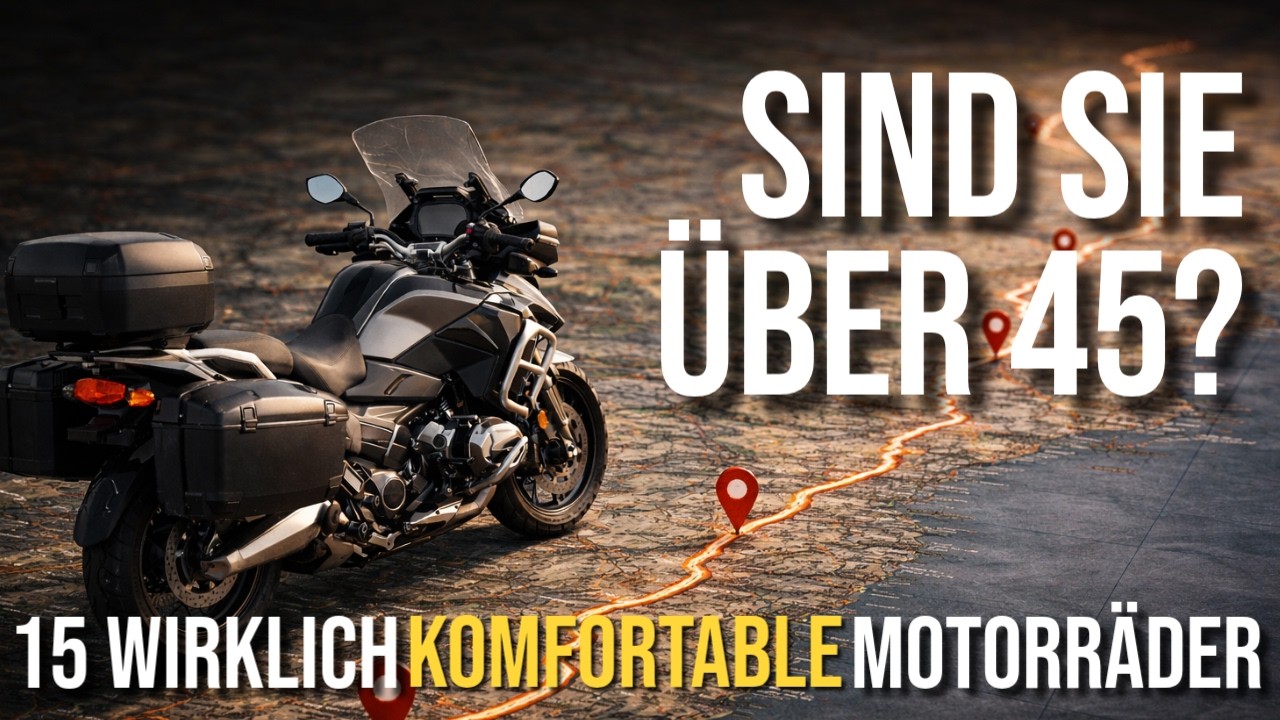 🔥 Die 15  BEQUEMSTEN Motorräder für ermüdungsfreies REISEN