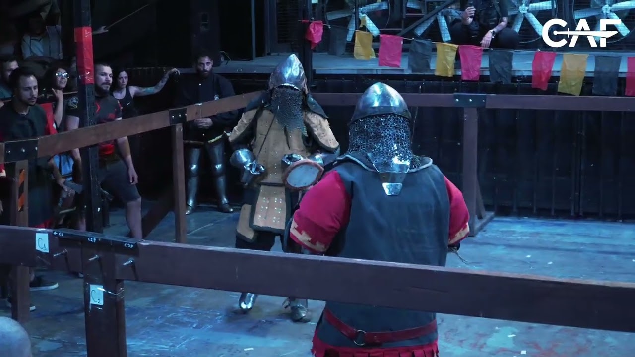 CAF PROFIGHT - CARAM VS IGLESIAS - COMBATE MEDIEVAL