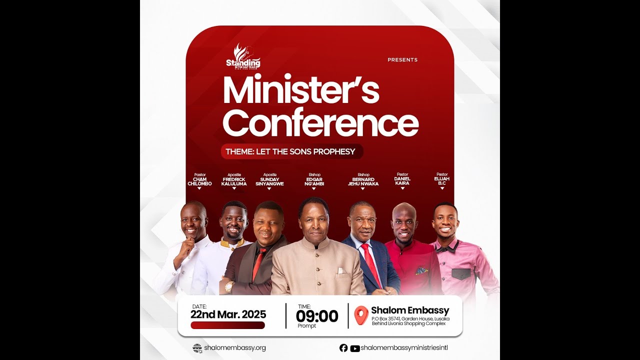 Ministers Conference || Let The Sons Prophesy || 22-03-25