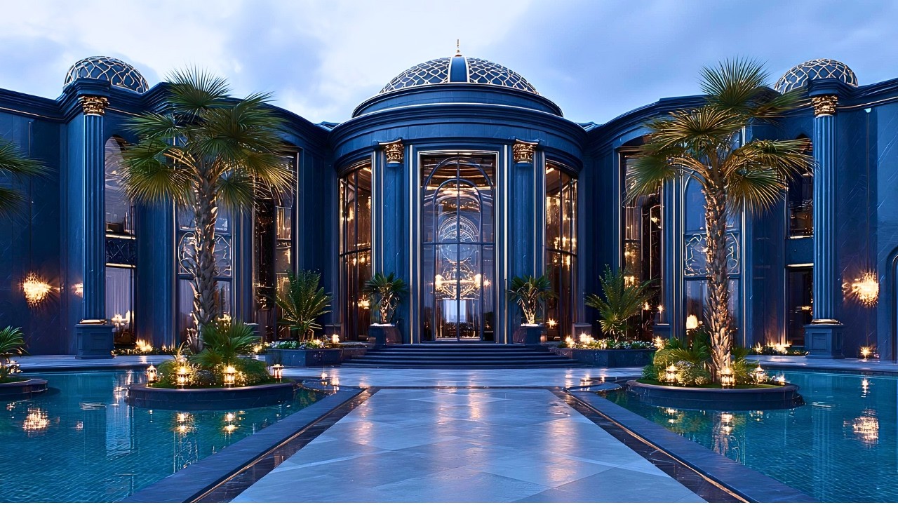 $120M Dubai Dream Home in Palm Jumeirah – AI Arabian Gold & Modern Elegance