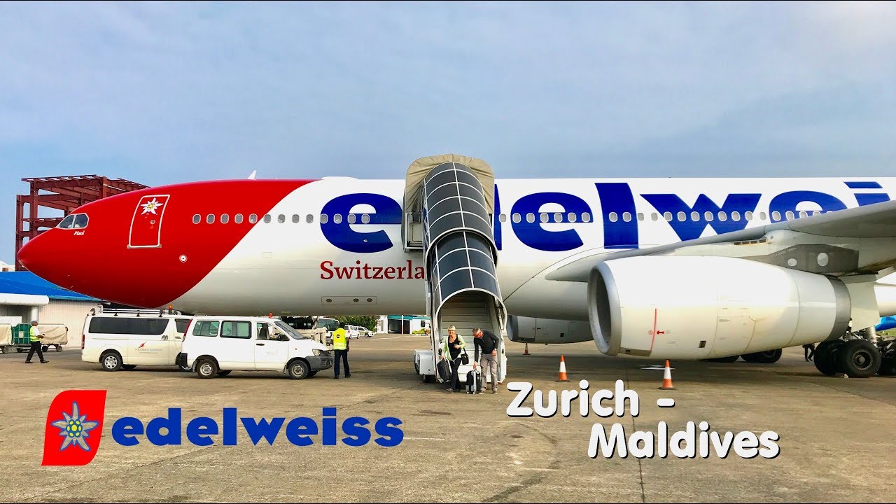 ✈️TRIP REPORT | Edelweiss Air (Economy) | Zurich - Malé | Airbus A330-300