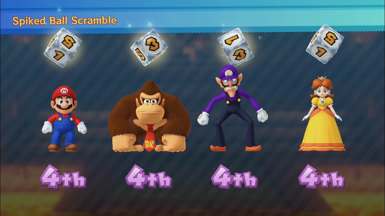 Mario Party 10 - Mario vs Donkey Kong vs Waluigi vs Daisy - Mushroom Park