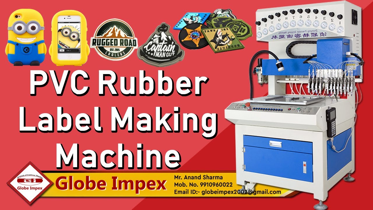 PVC Rubber Label Making Machine | Automatic Labeling Making Machine | Label Making Machine