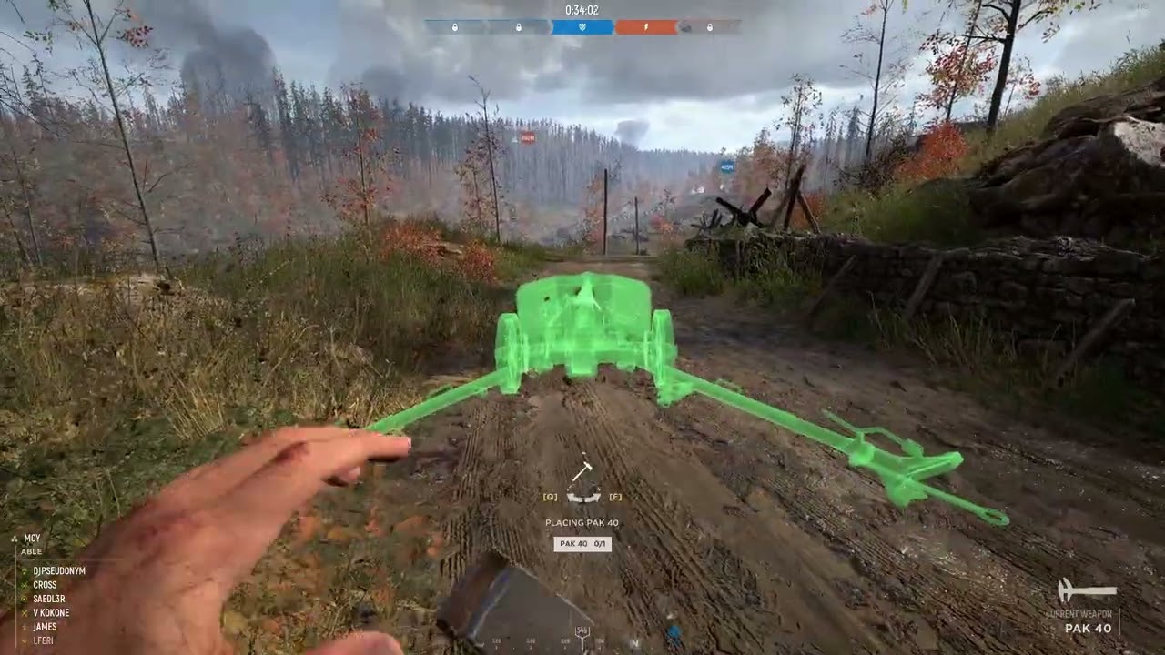Hell Let Loose - PAK 40 in Action in Hurtgen Forest