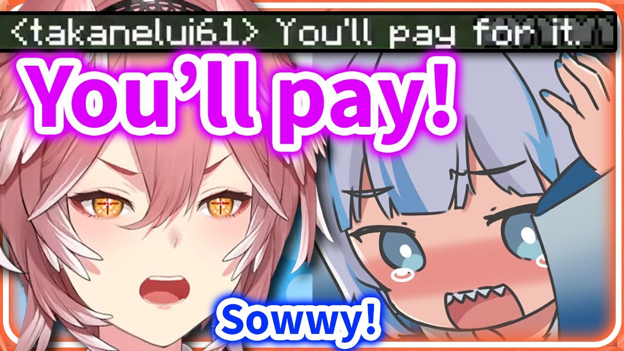 Gura Helped Okayu Commit a Crime and got in Trouble with Lui 【Gawr Gura / HololiveEN】