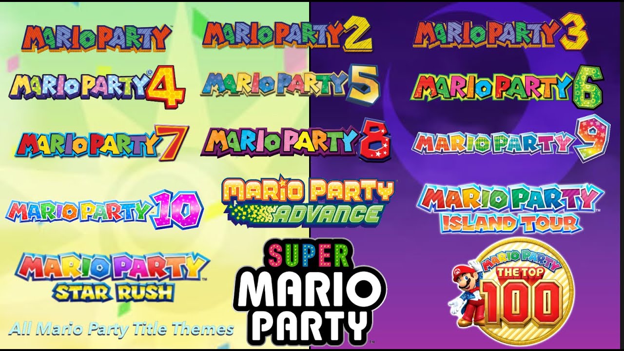 Mario Party All Title Themes