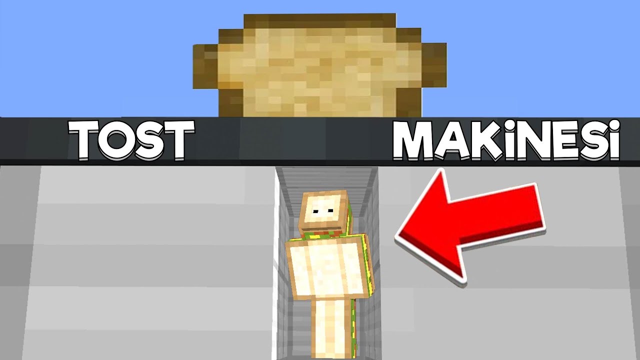 TOST MAKİNESİNDEN KA&Ccedil;IYORUM! - Minecraft
