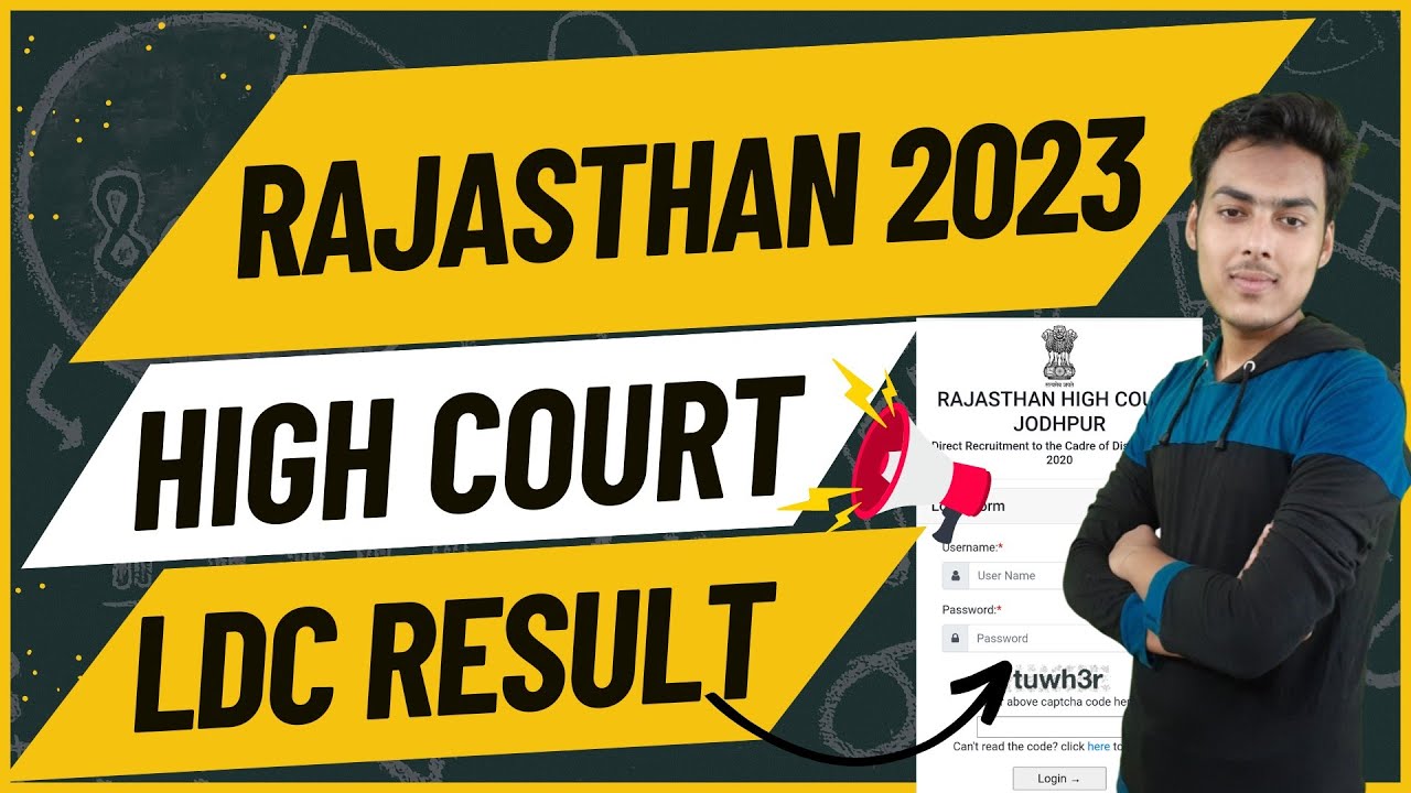 rajasthan high court ldc result 2023 | rajasthan ldc result 2023 | mahir academy