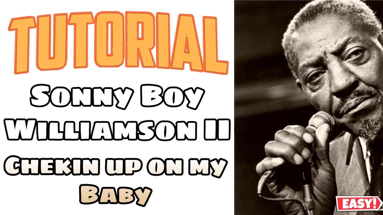 TUTORIAL PARA ARMONICA EN 6 FRASES - Chekin up on my Baby - Sonny Boy Williamson II