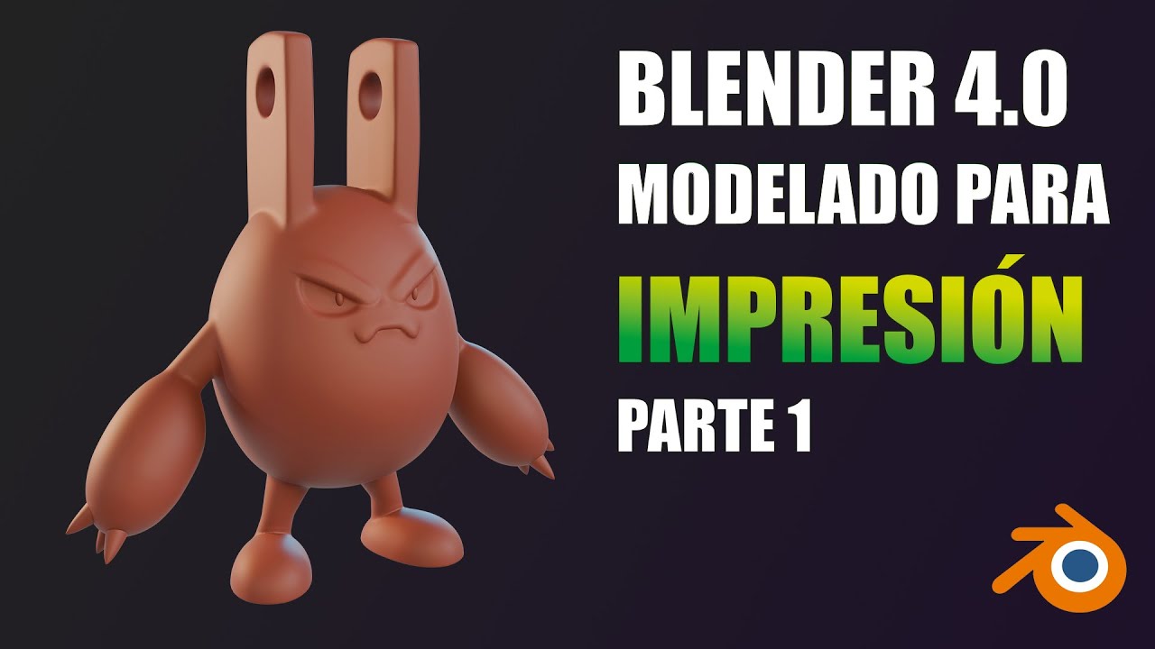 BLENDER 4.0 Modelado para impresión parte 1