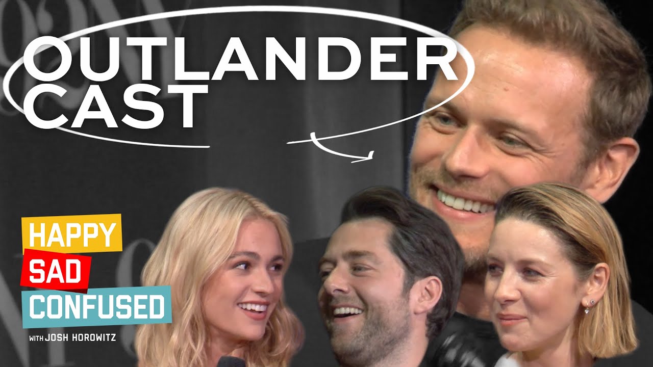 OUTLANDER's Caitriona Balfe, Sam Heughan, Sophie Skelton, & Richard Rankin talk season 7 & end!