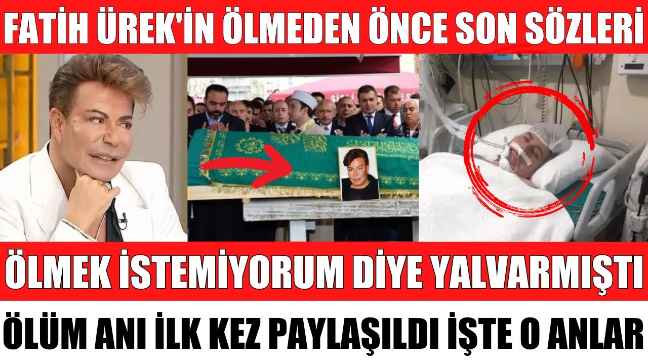 &Uuml;NL&Uuml; SANAT&Ccedil;I FATİH &Uuml;REK'İN &Ouml;LMEDEN &Ouml;NCE SON S&Ouml;ZLERİ ORTAYA &Ccedil;IKTI YAŞAMAK İSTEMİYORUM ALİŞAN SİBELCAN
