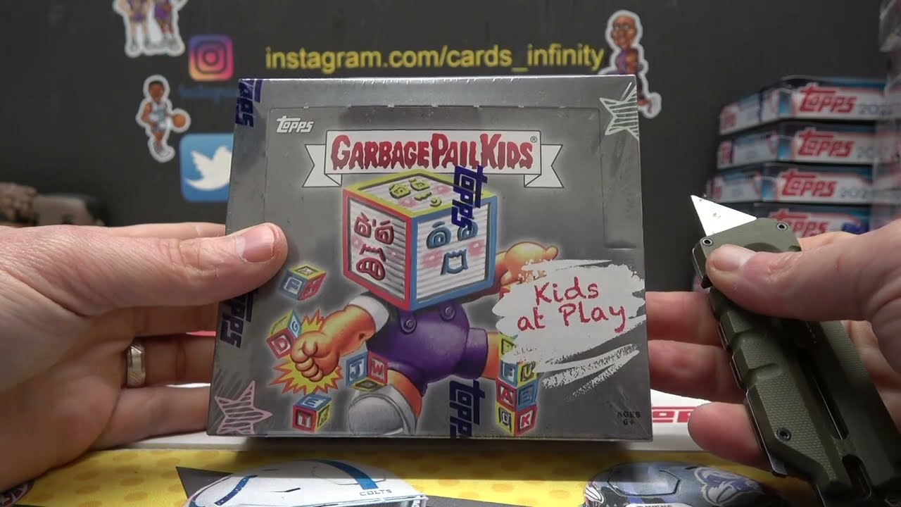 Коллекция Topps Garbage Pail Kids от Эдгара 2024 года: детский игровой домик для игр
