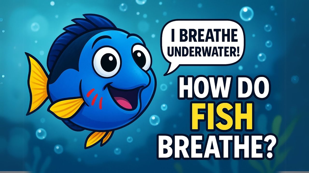 How Do Fish Breathe Underwater? | Fun Science for Kids by Edu Cat Studio