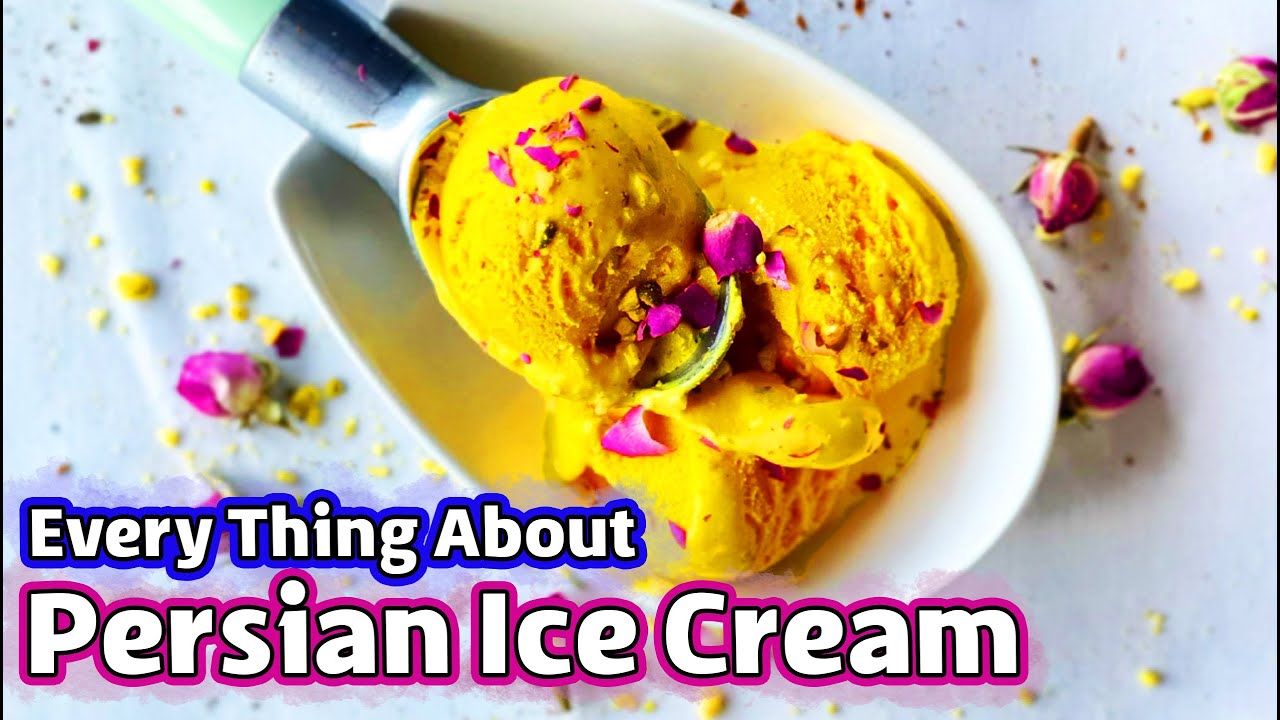 Bastani | Persian saffron Ice cream | Best Iranian dessert