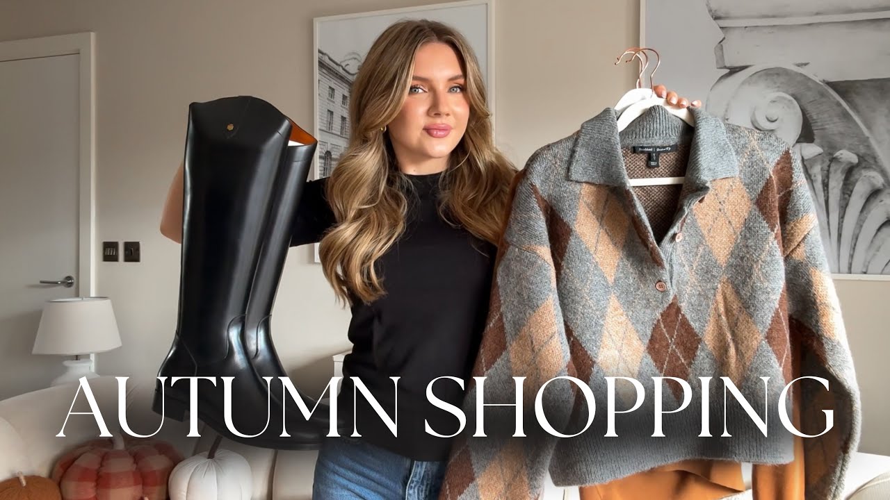 HUGE AUTUMN SHOPPING VLOG | ZARA, M&S, MINT VELVET & NEW IN MY WARDROBE!