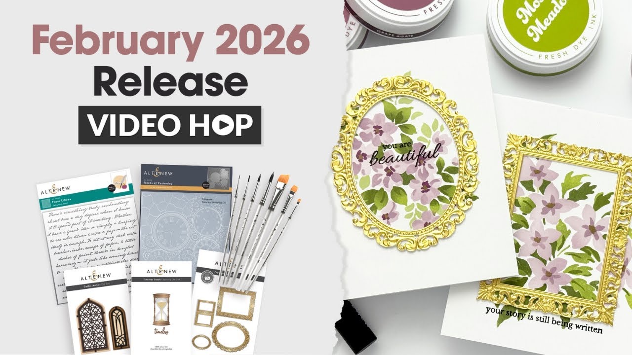 I Did Not Expect THIS Result!! Altenew February 2026 Video Hop + Giveaway