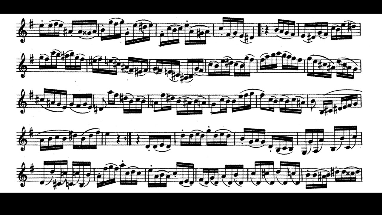 Etude No. 8 from 32 Etudes for the Clarinet by Cyrille Rose