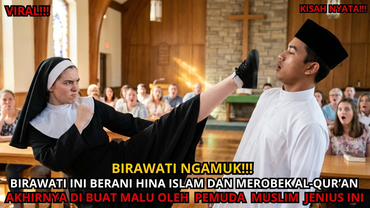 Apa yang Terjadi Saat Biarawati Menghina Al-Qur'an dan Pemuda Muslim Beri Respons KERAS?