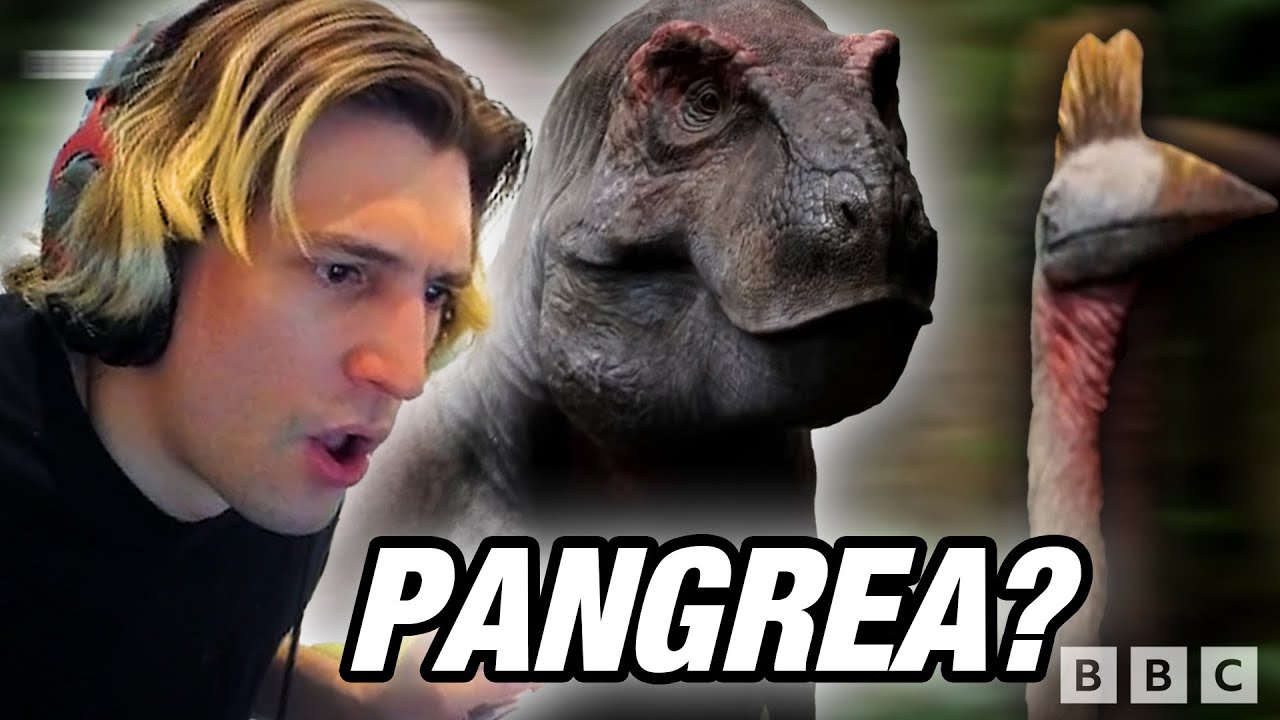 xQc Reacts To T. Rex Absolutely Annihilating Cringe Bird | BBC Documentary