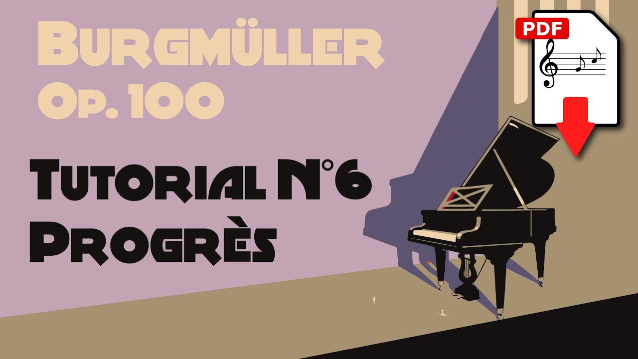 Piano Tutorial - Burgmüller Op. 100 Esercizio N°6 in Do maggiore 