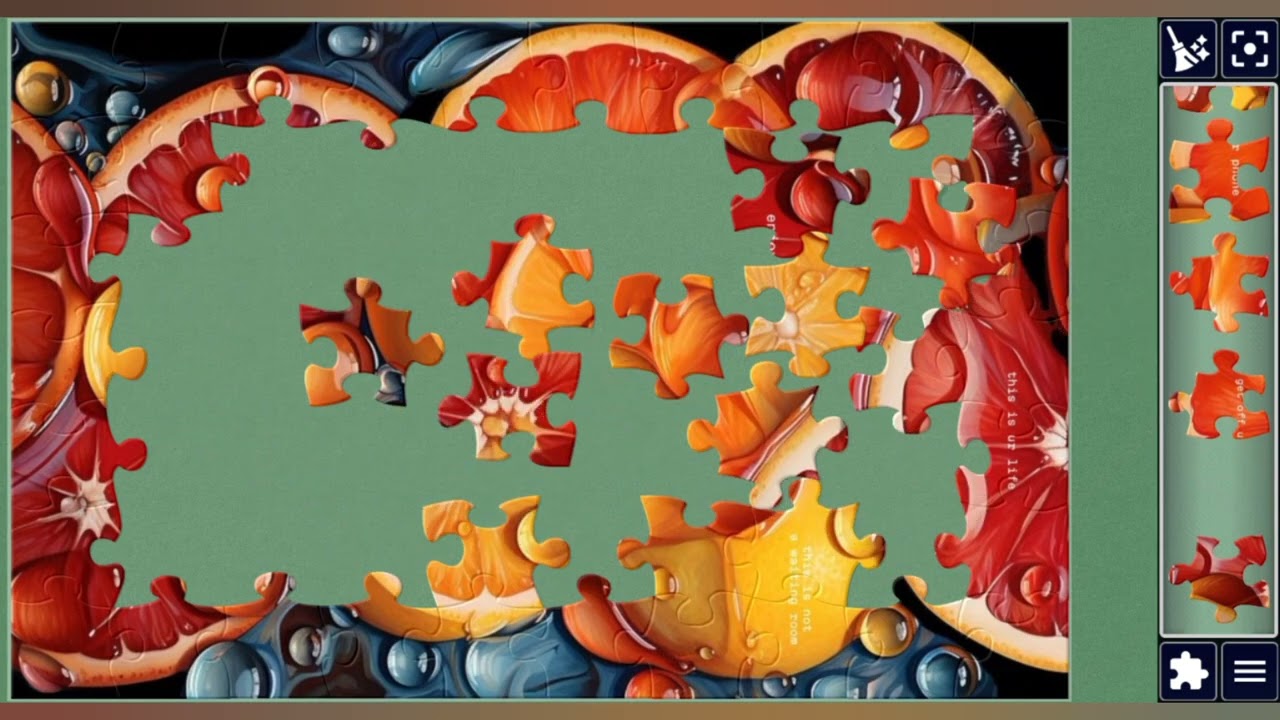Fresh & Juicy Relaxing  Fruity Drops💧💧🍊🧩 refreshing jigsaw puzzle 🧩//