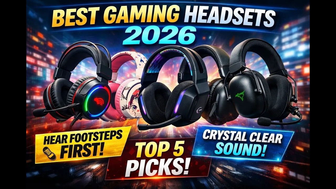 Best Gaming Headsets 2026 – Hear Footsteps First & Sound Crystal Clear Top Picks Tested